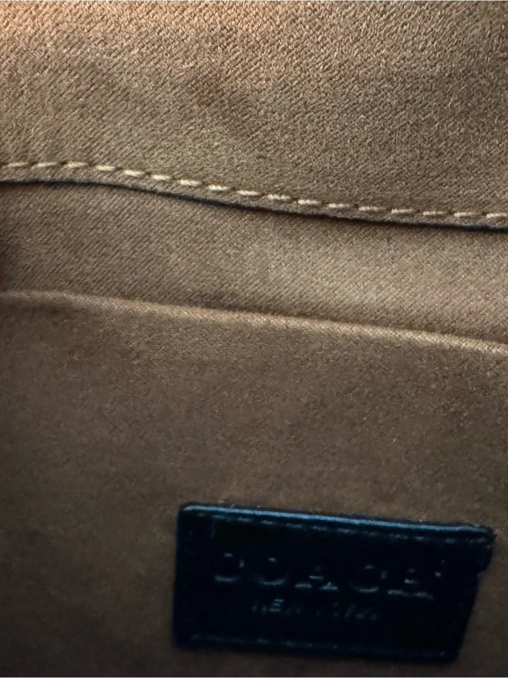 NEW Coach Black Pebble Leather Shoulder Bag with Gold 'C' Accent